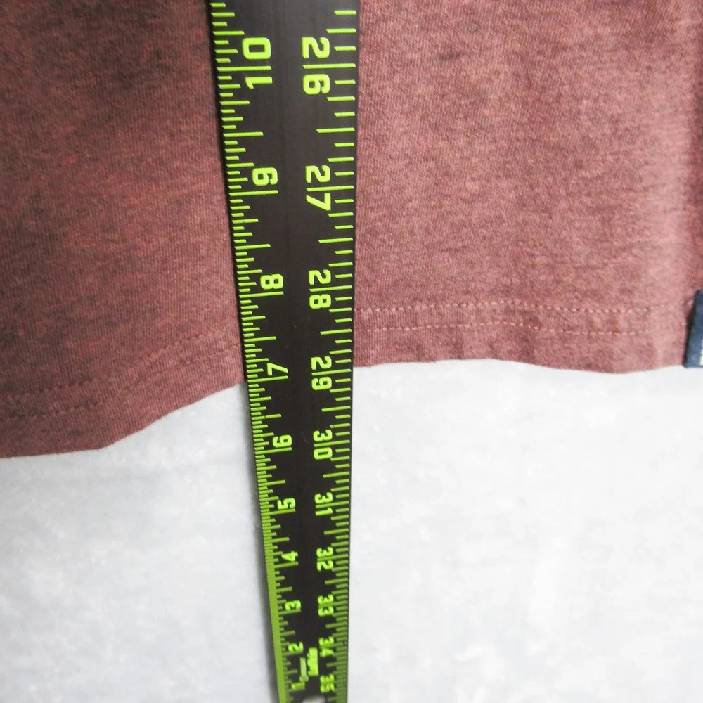 prAna Mens Llama Graphic T-Shirt Large Como Te Llama Heathered Rust Brown
